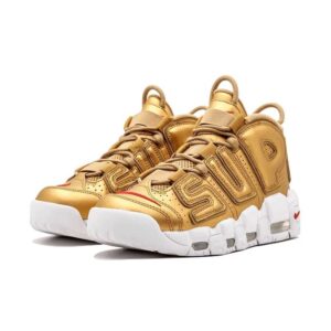 Air More Uptempo x Supreme Metallic Gold