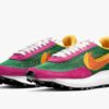 Nike LDWaffle x Sacai Green Pink